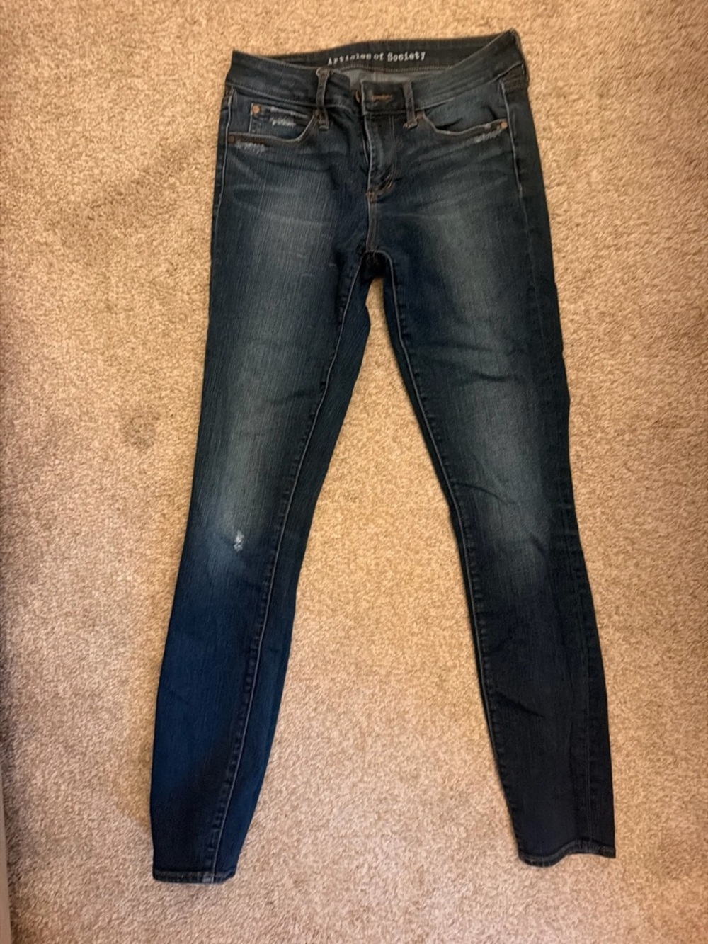 Women’s Dark Wash Skinny Jeans - Blue